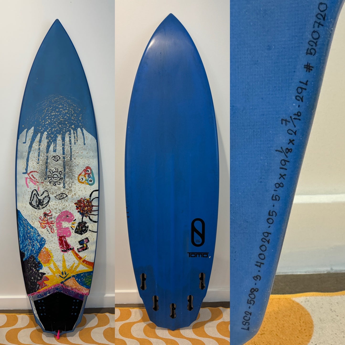 TOMO Sci-Fi 2.0 - 5'8 x 19 1/8 x 2 7/16 / 29L