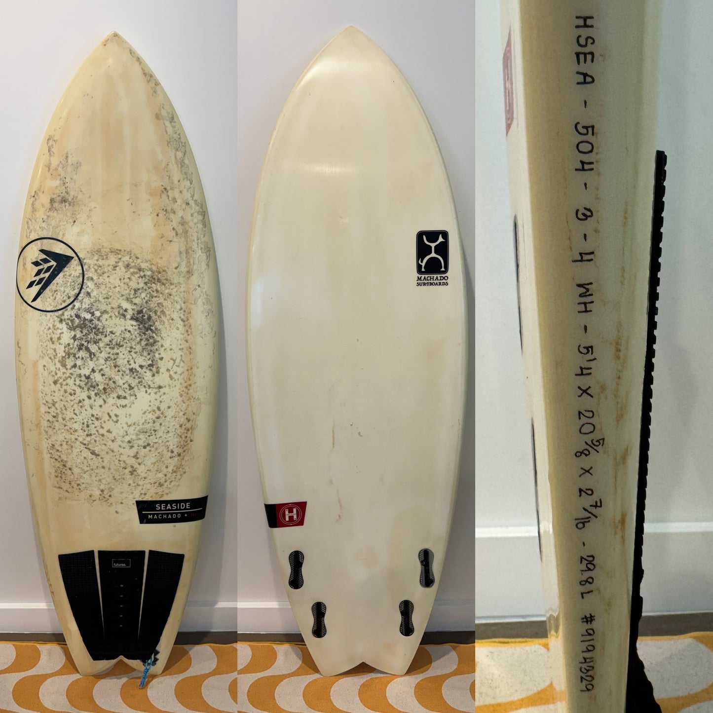 MACHADO Seaside - 5'4 x 20 5/8 x 2 7/16 / 29.8L