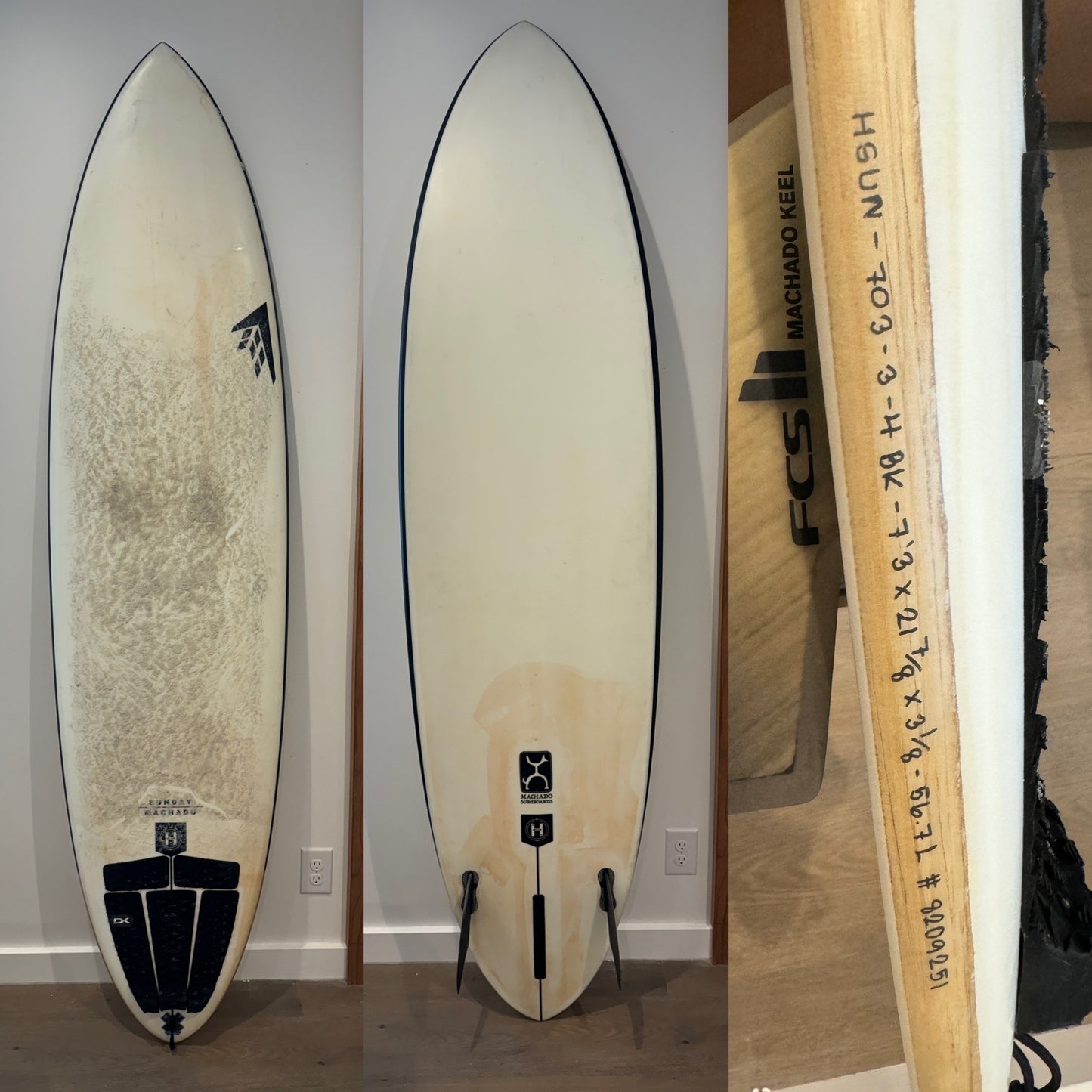 MACHADO Sunday - 7'3 x 21 7/8 x 3 1/8 / 56.7L